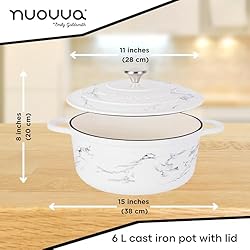 Cast Iron Dutch Oven with Lid – Non-Stick