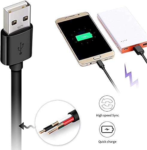 DEEGO Micro USB Cable, 2Pack Extra Long Android Charger Cable 10Ft 6Ft, Charger Cord Fast Android USB Charging Cable Compatible with Samsung Galaxy S7 Edge S6 S5 and More