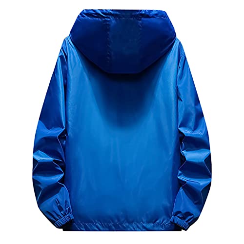 Ymosrh Jackets for Men, Waterproof Men Leather Bomber Packable