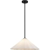 Alora Mood PD451820MBOP Serena Pendant, 1-Light 1 Watts, Matte Black/Opal Glass