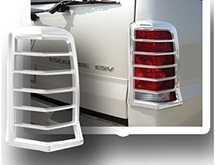CADILLAC ESCALADE 2002 THRU 2006 CHROME REAR TAILIGHT TRIM BEZEL SET