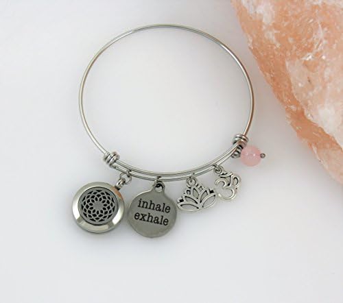 Inhale Exhale Essential Oil Diffuser Bracelet