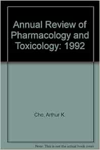 Annual Review of Pharmacology and Toxicology 1992 32 (Annual Review