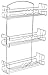 DecoBros 3 Tier Wall Mounted Spice Rack, Chrome