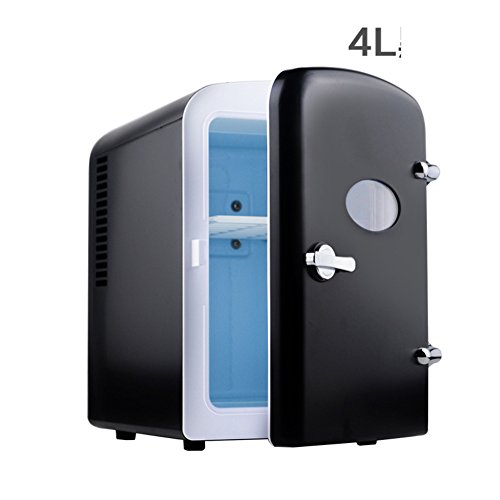 Click Here to See More Images SL&BX Car fridge,Dual-use cold and warm box car mini small car dual-use cold and warm box freezer icebox portable refrigerator-black 19x26x29.5cm(7x10x12inch)