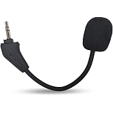 Replacement Game Mic for Corsair HS50 H60 HS70 Series Stereo Gaming Headset on PS4 PS5 Xbox One PC, 3.5mm Detachable Boom Microphone Noise Cancelling