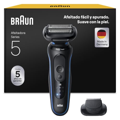 Braun Series 5 Afeitadora Eléctrica Hombre, 52-B1200SI,Azul