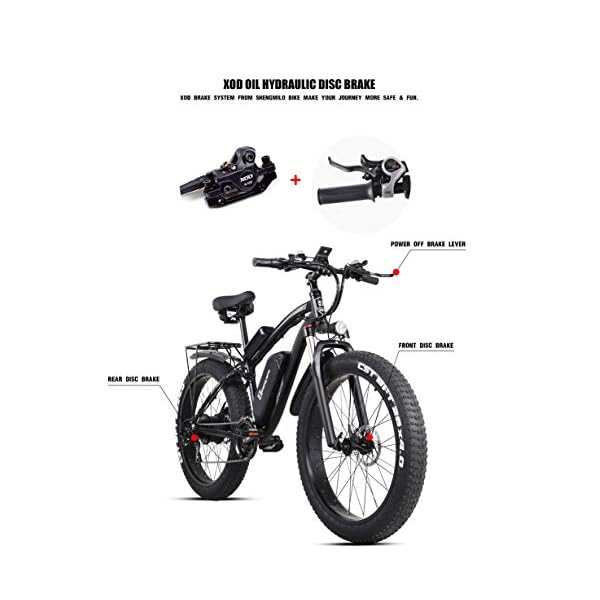 €1,599.00 shengmilo MX02S 48V 1000W Bici Elettrica Mountain Bike Elettrica  26 Pollici Pneumatico Grasso E-Bike velocità Beach… - bikewebshop.it