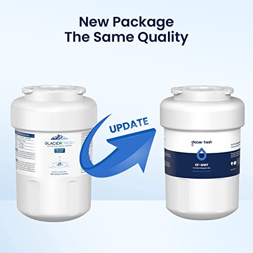 GLACIER FRESH MWF Water Filters for GE Refrigerators, NSF 42