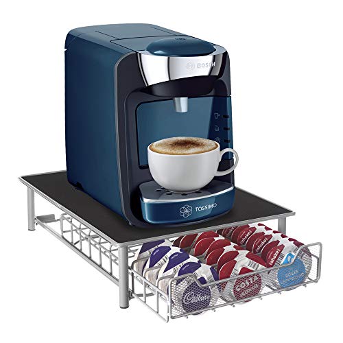 Coffee Pods Holder by Homiso Tassimo Compatible 60 Capsules