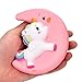 Ouflow 3 Packs Jumbo Squishies Slow Rising Cute Deer Cake,Unicorn Moon,Narwhale Set Cream Scented Squishy Toy for Stress Relief,Decorative Props Large