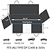 URPOWER 100% Waterproof Dog Car Seat Covers Car Cover for Dogs Pet Seat Cover with Side Flaps Hammock Convertible Scratch Proof Nonslip Washable Padded Dog Seat Cover for Cars Trucks and SUVs