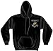 USMC Marine Corps Sempri Fi Chrome Dog Hooded Sweat Shirt