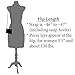 The Jet Setter Collection - Black Genuine Top Grain Leather Replacement Purse Strap Handbag Bag with Nickel Tone (Silver Tone) Hardware