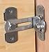 DINGCHI  The 90 Door Buckle Bolt barn Door Lock Right Angle Bending Latch hasp Toilet Doors and Windows primary