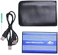 SANOXY USB 2.0 External 2.5-Inch IDE HDD Enclosure Case for Laptop - Blue