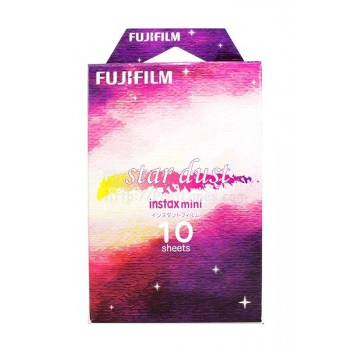 Fujifilm instax mini instant film (10 sheets, star dust…