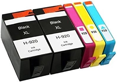 YATUNINK Compatible Ink Cartridges Replacement for HP 920XL High Yield, 2 Black 1 Cyan 1 Magenta 1 Yellow, Compatible With HP Officejet 6500 6000 7000 7500 6500A 7500A Printer