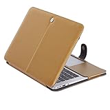 MacBook Pro Cover, SlickBlue Premium Quality PU Leather Folio Case Cover with Magnetic closure for MacBook Pro 13.3" (Model: A1278) - Champagne Gold