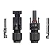 Sun YOBA 10 Pairs of MC4 Male/ Female Safety Seal Ring Waterproof Solar Panel Cable Connectors