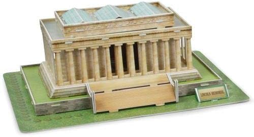 3D Lincoln Memorial Washington Dc Puzzle Model Kit