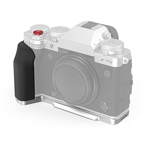 SMALLRIG X-T5-Griff in L-Form für FUJIFILM X-T5, integrierte Schnellwechselplatte für Arca, seitlicher Griff aus Silikon, Verschlussknopf, leicht und