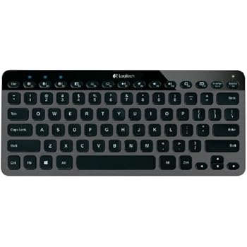 Logitech K810 Wireless Bluetooth Illuminated Multi-Device Keyboard for PC, Tablets and Smartphones, Black