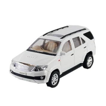 Centy Toy Fortune Off Road Suv Miniature Pull Back Plastic Toy (White)