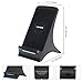 NOPNOG Fast Wireless Charger Stand 2 Coils Built-in Fan with Good Heat Dissipation for iPhone8 iPhone X Samsung Galaxy S8, S8 plus, S7, S7 Edge and All QI-Enabled Devices (Adapter not Included)