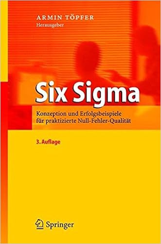 Amazoncom Six Sigma Konzeption Und Erfolgsbeispiele Für - 