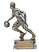 Decade Awards Basketball Sport Series Trophy, Male - Hoops MVP Award - 7.5 Inch Tall - Engraved Plate on Request