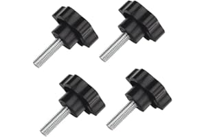 BEIJRDDBEST (4pcs) 481625-01 Wing Nut Knob 3/8"-16 x 1-1/4" For Scag Grass Catcher Cheetah Turf Tiger & More,Fits SFZ48-18FR SCZ61RD-31FX SFW48-16BV SFZ48-18FR SCZ52V-23FX