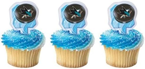 12 San Jose Shark Hoey Pu Cupcake Pis Ice Skate Team