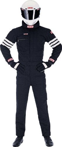 Simpson racing 0402211 gabardine medium black nomex 2-l…