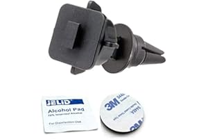 CHARGERCITY XM Satellite Radio Swivel Air Vent Mount for SirusXM Single T Slot & Sticky Antenna Dash Disk compatible w/ Onyx Plus Delphi XpressRC Roady SkyFi3 Audiovox Xpress R EZ Pioneer XMp3 Inno Samsung Helix