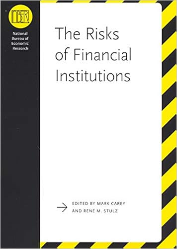 The Risks Of Financial Institutions National Bureau Of Economic Research Conference Report Carey Mark Stulz Rene M 9780226092850 Amazon Com Books The Risks Of Financial Institutions National Bureau Of Economic Research Conference Report Carey Mark Stulz Rene M 9780226092850 Amazon Com Books