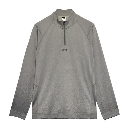 Oakley C1 Jacquard Quarter Zip Sweater, Gradient Mist/Cement, Long Sleeve, Ligh…