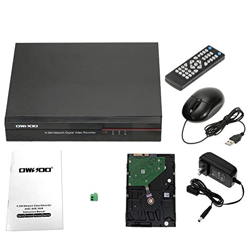 OWSOO 16CH Full 960H/D1 H.264 HDMI P2P Cloud Network DVR Digital Video Recorder with 3.5'' Inch 1TB HDD