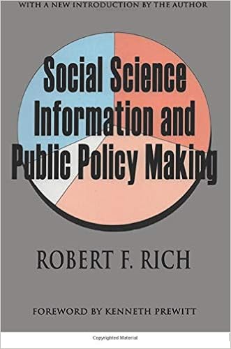 Amazon Com Social Science Information And Public Policy Making Rich Robert F Books