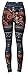 VIV Collection Regular Size Printed Leggings (Aquatic Flames)
