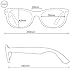 WearMe Pro - Metal Frame Modern Clear Lens Glasses (Silver, 50)