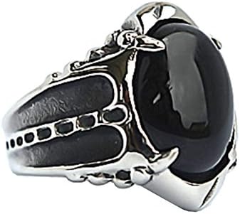RI1210011C6 Titanium Steel Non-Mainstream Punk Polishing Men's Ring