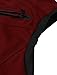uxcell Men's Sleeveless Slim Fit Hoodie Vest Zipper Drawstring Gilet Jacket with Pockets 46 Burgundy