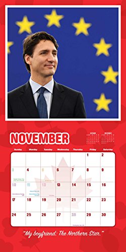 Justin Trudeau, My Canadian Boyfriend 2019 Wall Calendar - Thumbnail 4