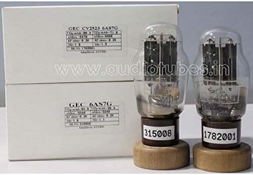 1MP 6AS7G GEC CV2523 Headphone Amplifier A1834 Amplitrex Tested#315008&1782001