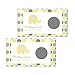 Yellow Elephant Scratch Off Game Cards (28 Pack) Fun Baby Shower Games, Interactive Lottery Tickets for Door Prizes, Raffle Drawings, Instant Win Scratcher Party Favors and Guest Activities