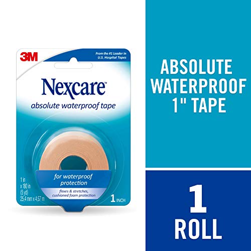 Nexcare Absolute Waterproof First Aid Tape, 1 in x 5 yds Pricepulse
