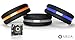 Silicone Wedding Bands (Rings) for Him. 3-PACK. Silicone Rings for Sportsmen, Workers and Active Types.