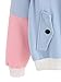 SweatyRocks Sweatshirt Women Colorblock Pullover Fleece Hoodie,Multicolor#1,X-Large