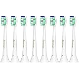 Sonimart Replacement Toothbrush Heads compatible with Philips Sonicare ProResults HX9024, 8 pack, fits 2 Series Plaque Control, 3 Series Gum Health, DiamondClean, FlexCare, HealthyWhite, EasyClean